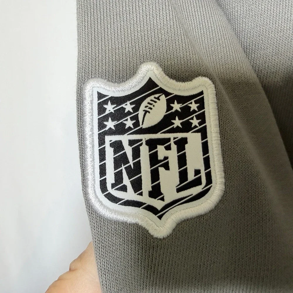 Nike Standard Issue Pittsburgh Steelers Dri-FIT Full Zip Hoodie Mens XL Gray